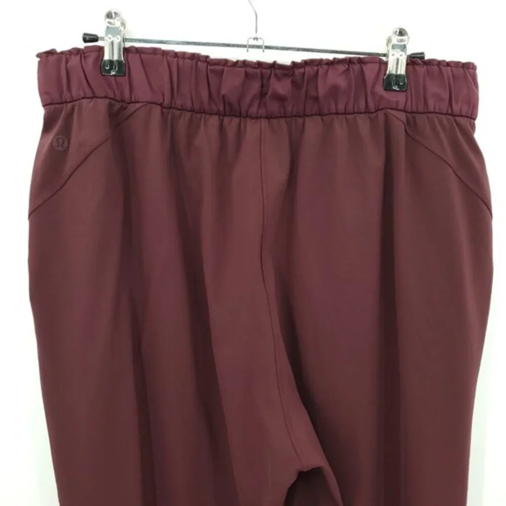 Lululemon Keep Moving Pant 10 Cassis Red